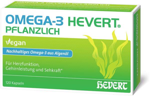 Omega-3 Hevert pflanzlich 120 Weichkapseln