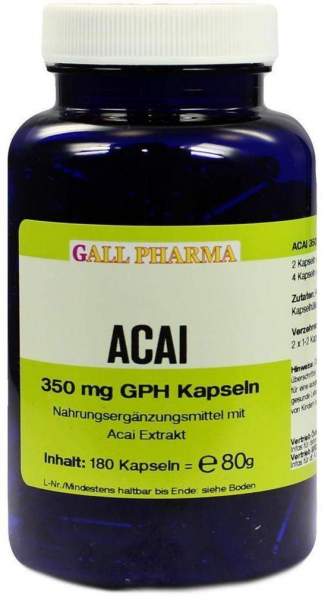 Acai 350 mg Gph 180 Kapseln