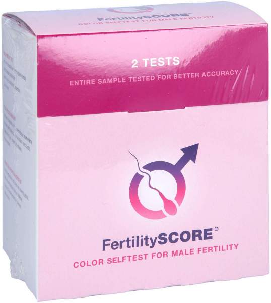 Fruchtbarkeitstest für Männer FertilitySCORE 2 Stück