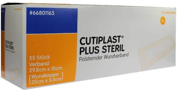 Cutiplast Plus Steril 10 X 29,8 cm Verband 55 Verband