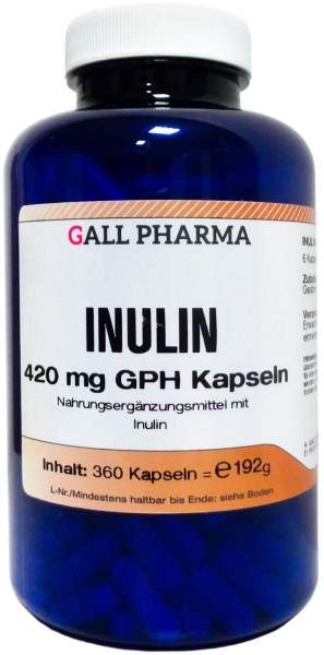 Inulin 420 mg Gph 360 Kapseln
