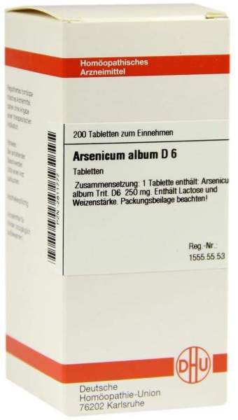 Arsenicum Album D6 200 Tabletten
