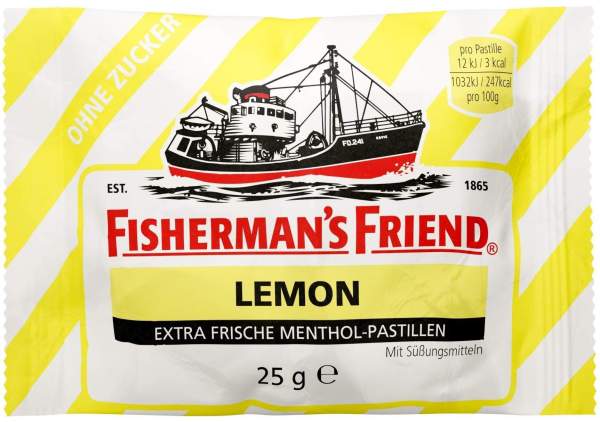 Fishermans Friend Extra Frisch Lemon Ohne Zucker 25 G Pastillen