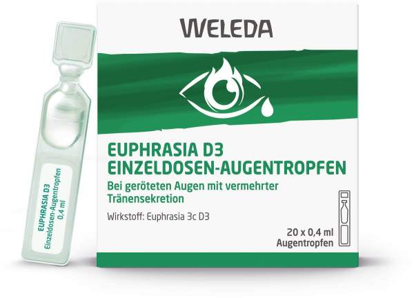 Euphrasia D 3 Einzeldosen-Augentropfen 20 X 0,4 ml