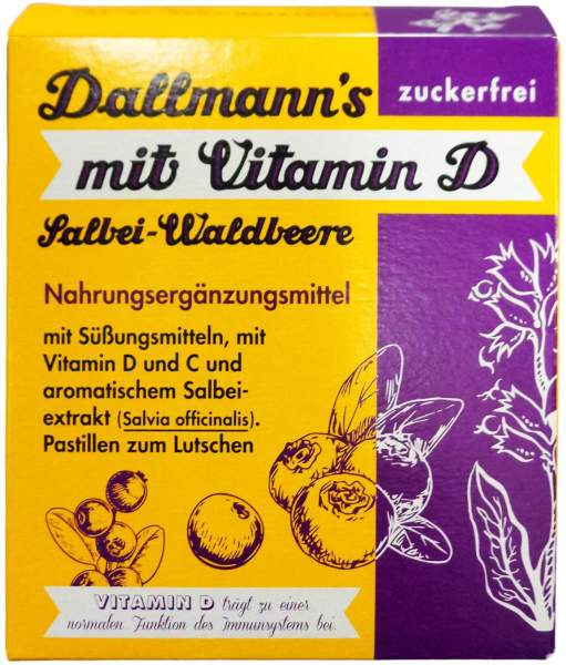 Dallmann s Salbei Waldbeere Bonbons 37 G