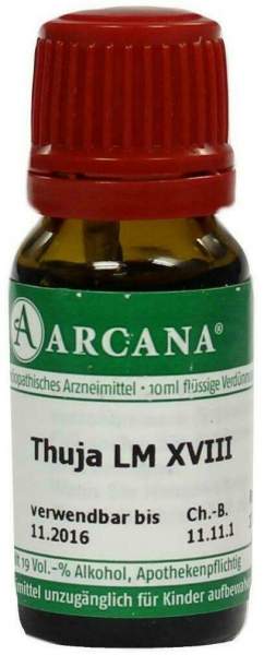 Thuja Arcana Lm 18 Dilution 10 ml