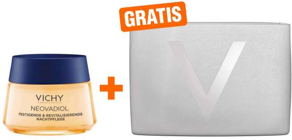 Vichy Neovadiol Nacht in den Wechseljahren 50 ml Creme + gratis Vichy Kosmetiktasche 1 Stück