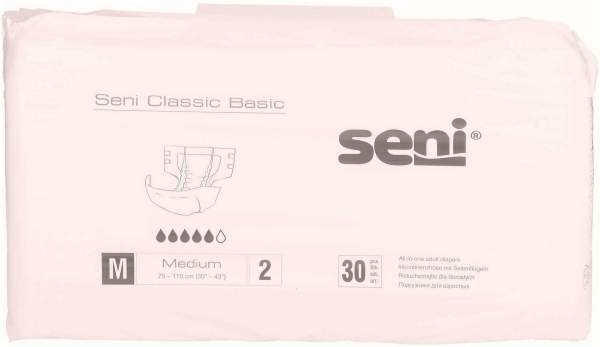 Seni Classic Basic Inkontinenzhose Gr.M 30 Stück