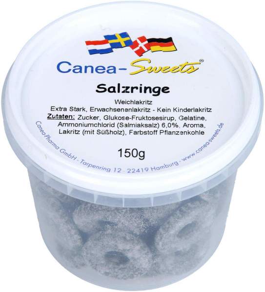 Salzringe Lakritz Bonbons 150 G