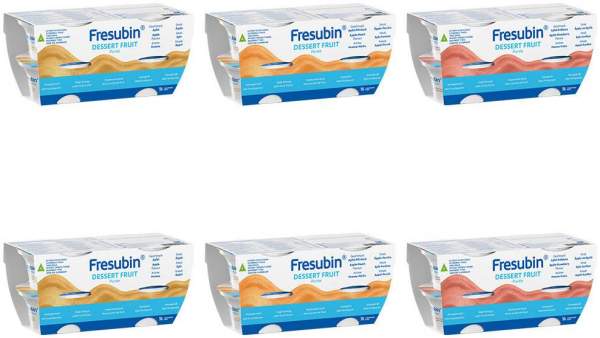 Fresubin Dessert Fruit Mischkarton im Becher 24 X 125 G