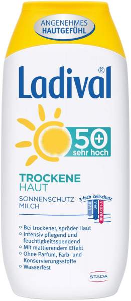 Ladival trockene Haut LSF50+ 200 ml Milch