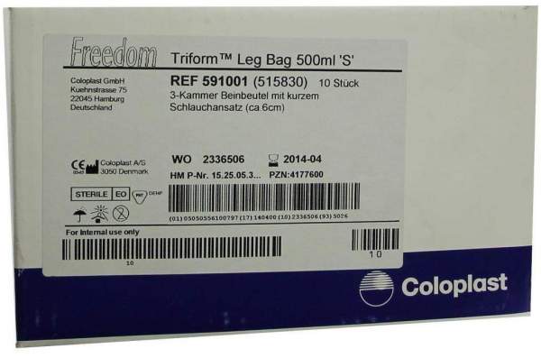 Freedpm Triform 500 Beinbeutel 6cm Schlauch