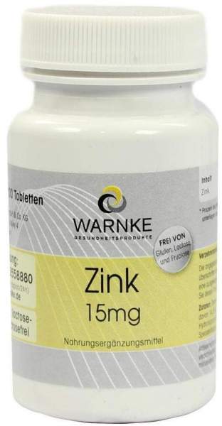 Zink 15 mg 100 Tabletten