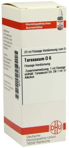 Dhu Taraxacum D6 20 ml Dilution