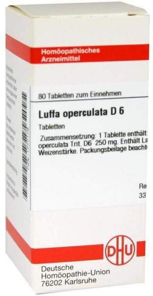Dhu Luffa Operculata D6 80 Tabletten
