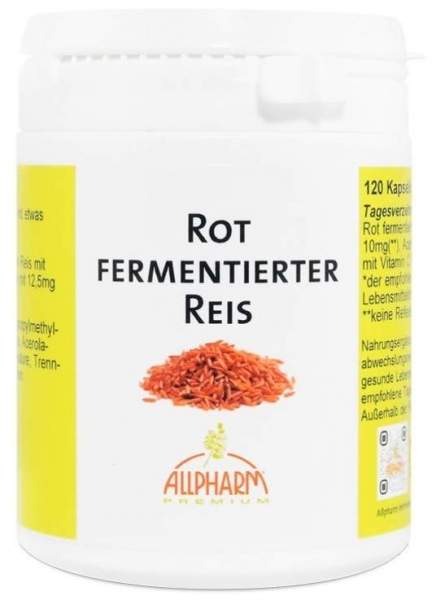Rot Fermentierter Reis Allpharm Premium Kapseln 120 Stück