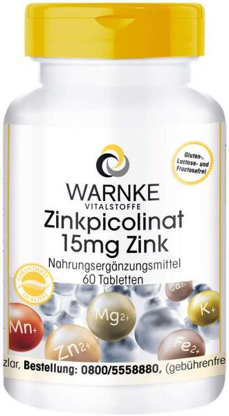 Zinkpicolinat 15 mg Zink 60 Tabletten