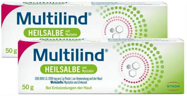 Multilind Heilsalbe mit Nystatin 2 x 50 g