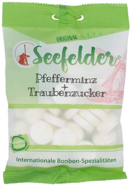 Seefelder Pfefferminz Plus Traubenzucker Beutel