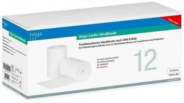 Höga Lastic Idealbinde 12cmx5m Ohne Cellophan Gedehnt