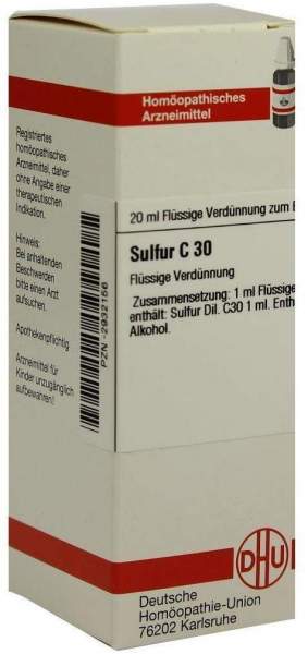 DHU Sulfur C30 Dilution