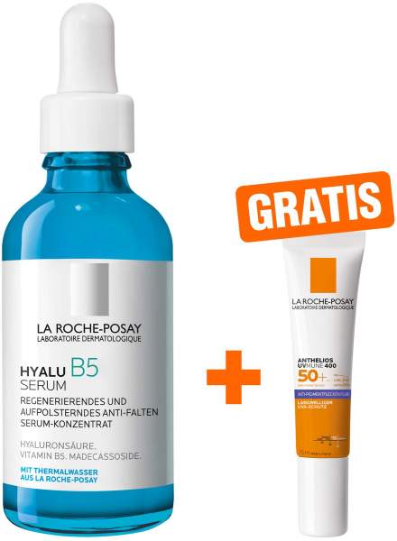 La Roche Posay Hyalu B5 Serum 50 ml + gratis Anthelios Anti-Pigment Fluid 15 ml