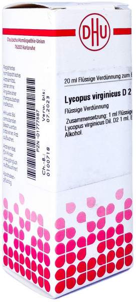 Lycopus Virginicus D 2 20 ml Dilution