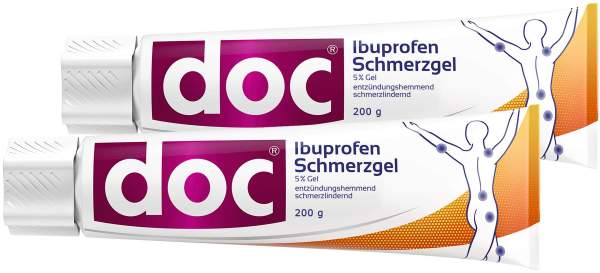 Doc Ibuprofen Schmerzgel 5% 2 x 200 g