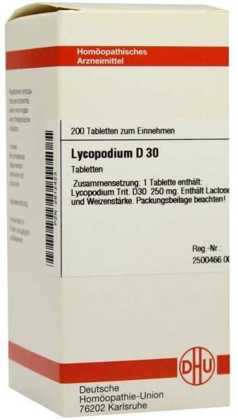 Lycopodium D 30 200 Tabletten