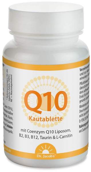 Coenzym Q10 Kautabletten Taurin L-Carnitin Dr.Jacob s 60 g