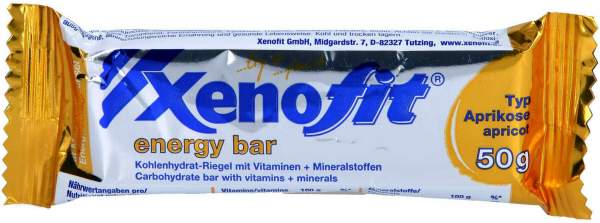 Xenofit energy bar Aprikose 50 g