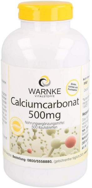 Calciumcarbonat 500 Kautabletten 500 Kautabletten