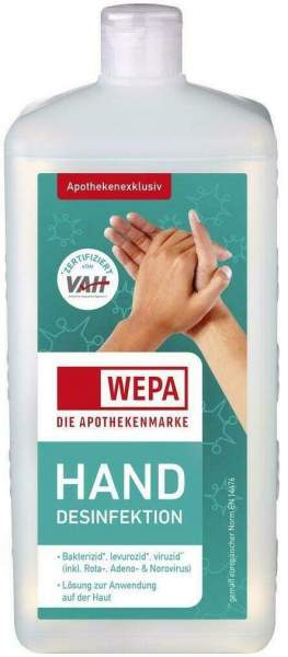 WEPA Handdesinfektion 1000 ml Lösung
