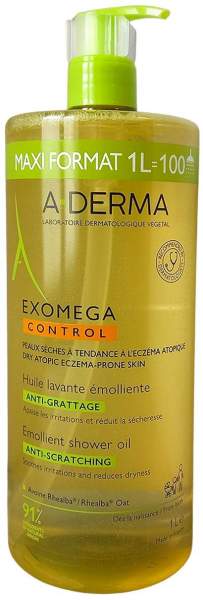 A-Derma Exomega Control Duschöl Rückfettend 1000 ml