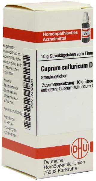 Cuprum Sulfuricum D 12 Globuli