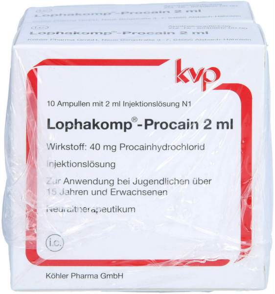 Lophakomp Procain 2 ml Injektionslösu