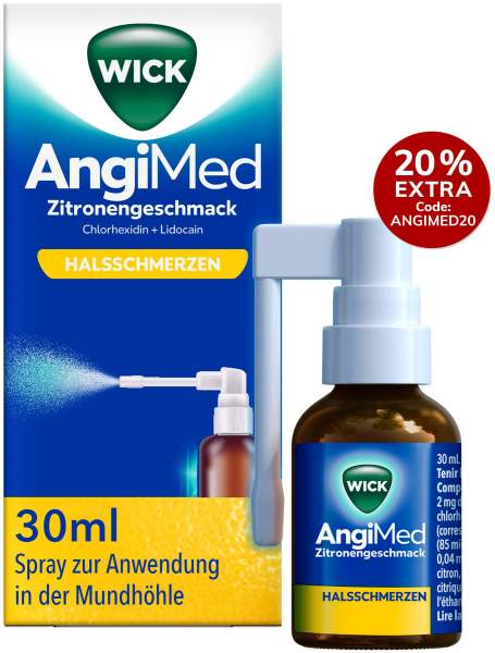 WICK AngiMed Zitronengeschmack 30 ml Spray