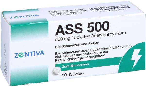 ASS 500 mg 50 Tabletten