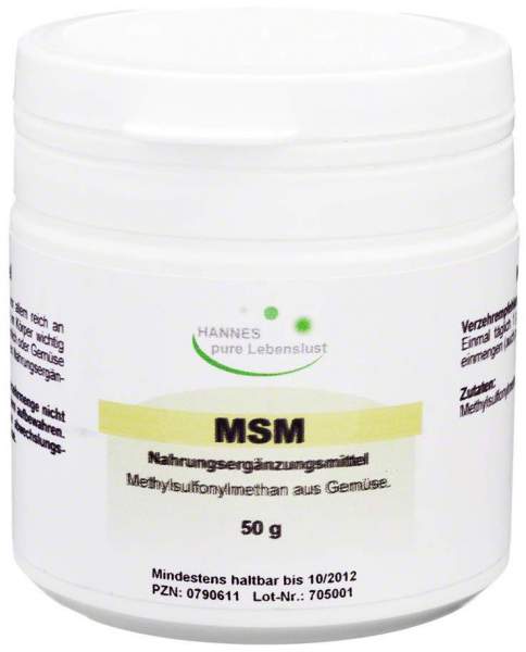 Msm Nahrungsergänzungsmittel 50 G Pulver Gemüse