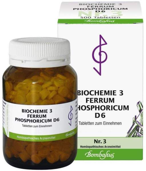 Biochemie Bombastus 3 Ferrum phosphoricum D 6 500 Tabletten