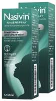 Nasivin Erwachsene und Schulkinder ohne Konservierungsstoffe 2 x 10 ml Nasenspray