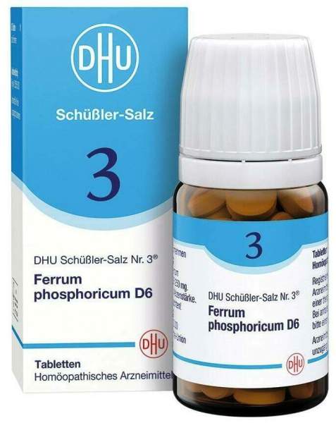 Dhu Schüßler-Salz Nr. 3 Ferrum Phosphoricum D6 80 Tabletten