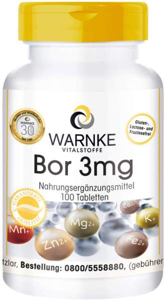 Bor 3 mg Tabletten 100 Stk