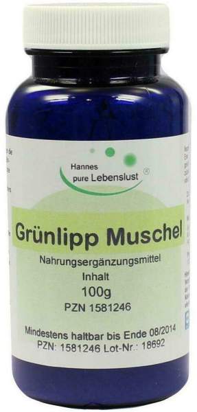 Grünlipp Muschel 100 G Pulver