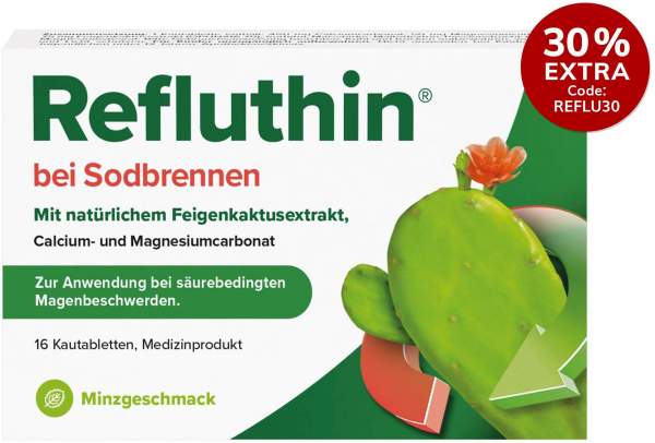 Refluthin Kautabletten Minzgeschmack 16 Stück
