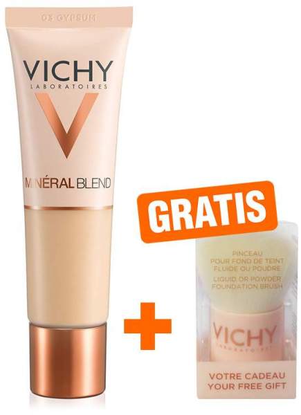 Vichy Mineralblend Make-up 03 Gypsum 30ml + gratis Kabuki Brush 1 Stück