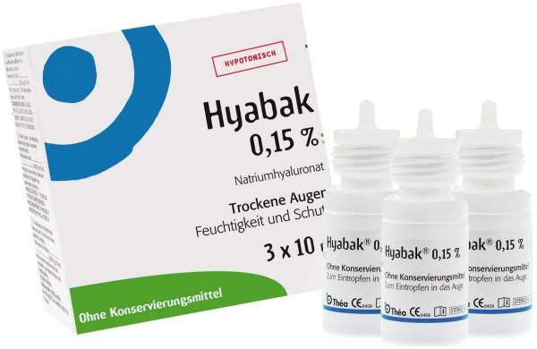 Hyabak Augentropfen 3 x 10 ml
