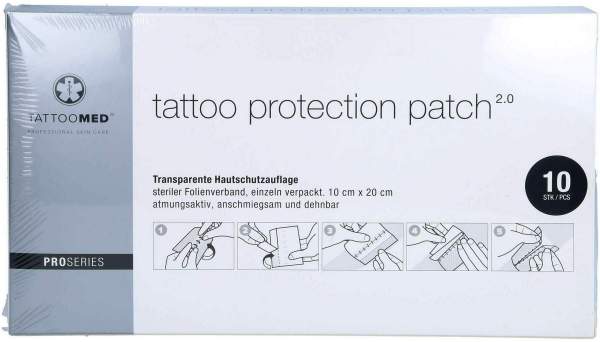 Tattoomed tattoo protection patch 2.0 10x20 cm 10