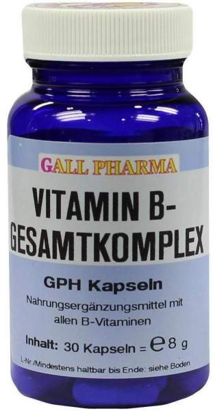 Vitamin B Gesamtkomplex 30 Kapseln