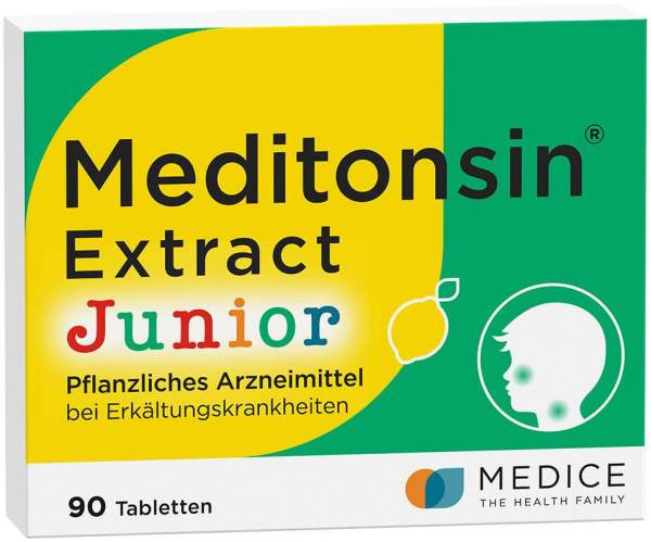 Meditonsin Extract Junior pflanzliche Erkältungstabletten 90 Stück